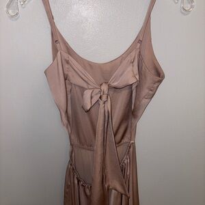 Elegant Mauve Wide Leg Jumpsuit